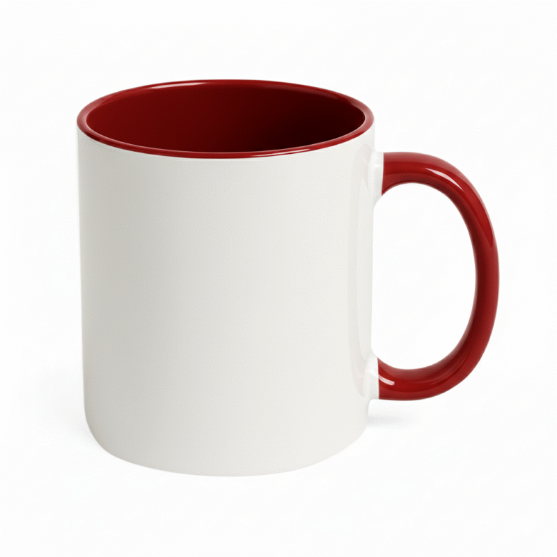 Mug intérieur & poignet Rouge