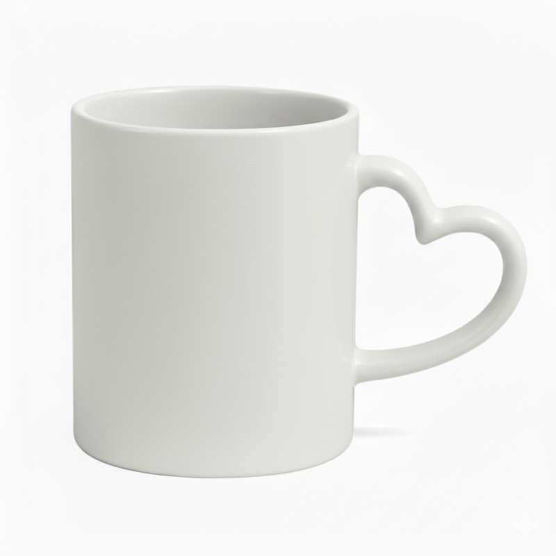 Mug intérieur Simple & poignet cœur