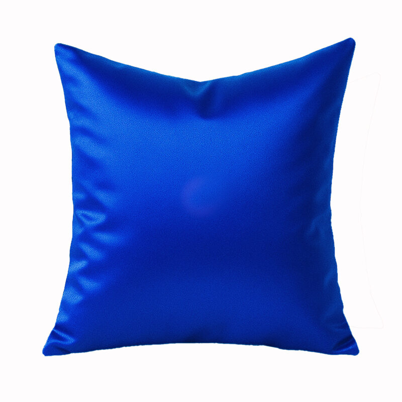Coussin bleu, & face blanche  40x40 cm