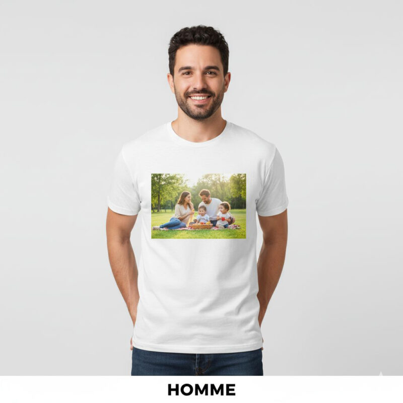 image sur T-shirt pour homme
